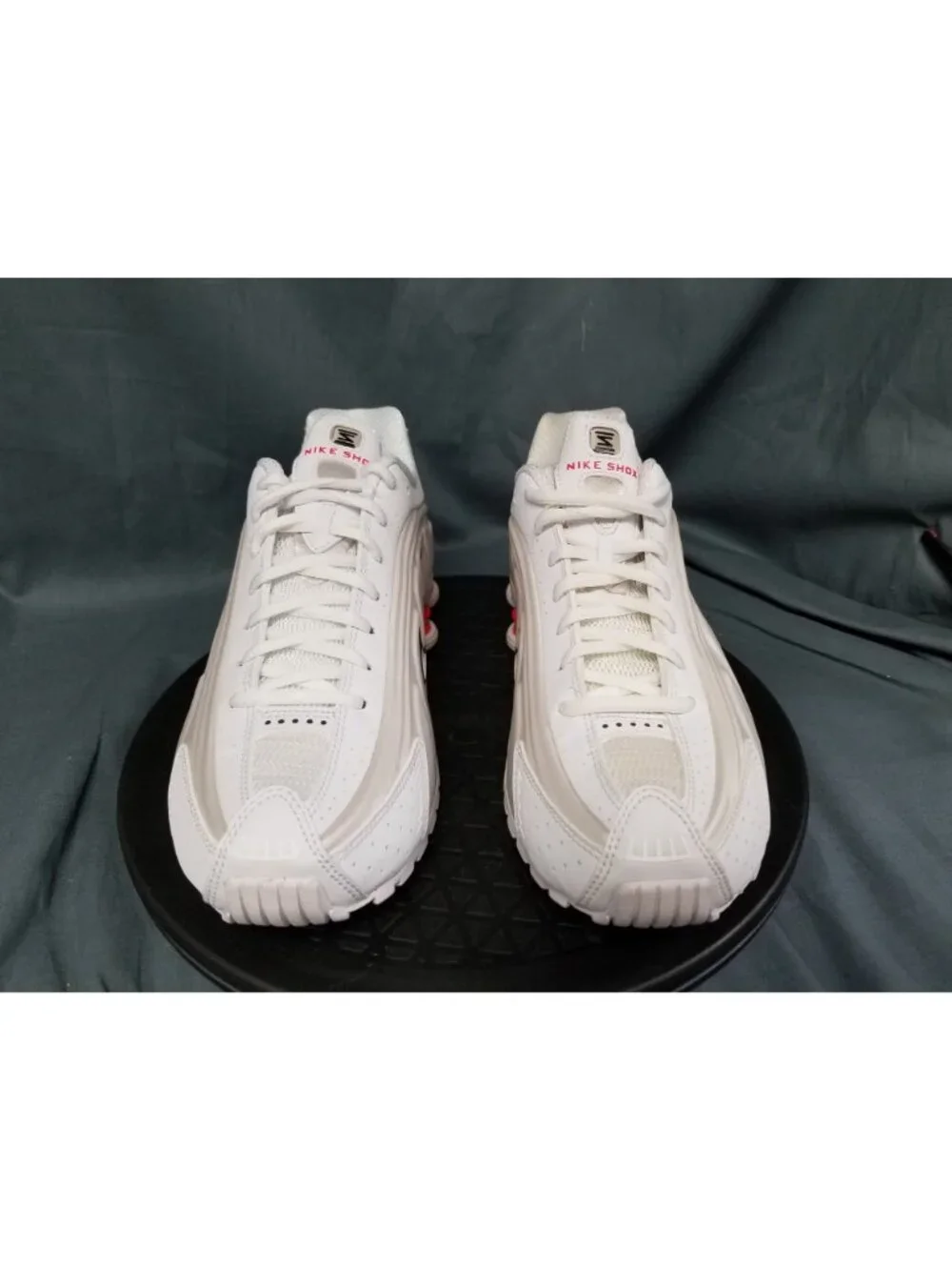 Nike Shox R4 White Phantom Picante Red AR3565 103 Women's Size 7.5 NEW NO BOX!
